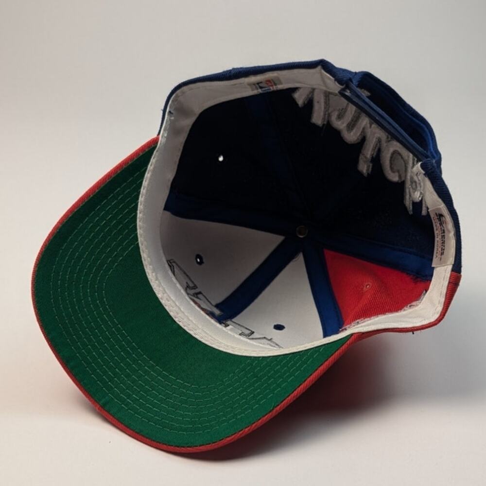 Vintage New York Knicks NBA Colorblock Snapback Sports Specialties Hat 90s - Picture 7 of 9